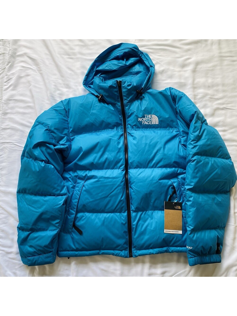 North Face Blue 1996 Retro Nuptse 700 Down Puffer Jacket New